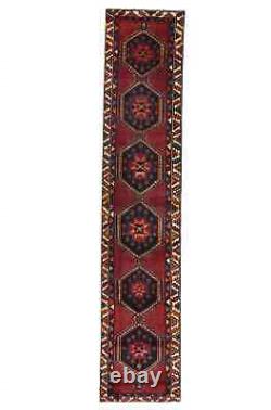 Oversized Tribal Runner Rug 3X15 Handmade Wool Oriental Farmhouse Hallway Carpet