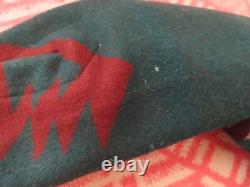 PENDLETON Native Jacket Wool 80s high grade Western Wear L Green Men's Vintage