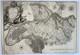 Paris Chasses Du Roy 1737 Large Unusual Antique Map 18th Century