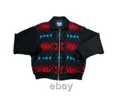 Pendleton High Grade Western Wear Aztec Print Jacket Size Large