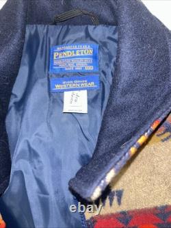 Pendleton High Grade Western Wear Jacket Mens XXL Wool Southwestern Sku#E25