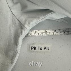 Phoenix Womens Vintage Leather Fringe Jacket Size L Western Rodeo Glam Cowgirl