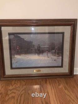 Pre-owned Vintage Western Large Framed, Signed, & Numbered Print by G. Harvey