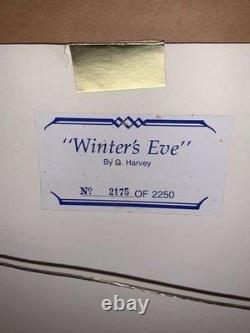 Pre-owned Vintage Western Large Framed, Signed, & Numbered Print by G. Harvey