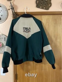 Pro Rodeo PRCA L Jacket USA Navajo Aztec Western Cowboy Bronc David James Bomber