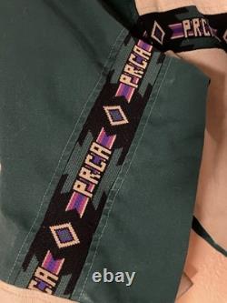 Pro Rodeo PRCA L Jacket USA Navajo Aztec Western Cowboy Bronc David James Bomber