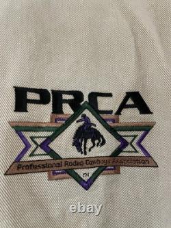 Pro Rodeo PRCA L Jacket USA Navajo Aztec Western Cowboy Bronc David James Bomber