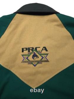 Pro Rodeo PRCA L Navajo Aztec Western Cowboy Bronc David James Bomber Jacket USA