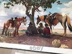 R. Brownell McGrew Lithograph American Western