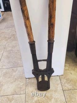 RARE 1892 ANTIQUE Large Bull Cattle Horn Clippers Dehorning Farm PA USA