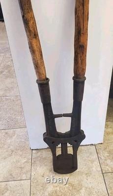 RARE 1892 ANTIQUE Large Bull Cattle Horn Clippers Dehorning Farm PA USA
