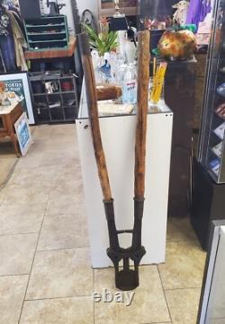 RARE 1892 ANTIQUE Large Bull Cattle Horn Clippers Dehorning Farm PA USA