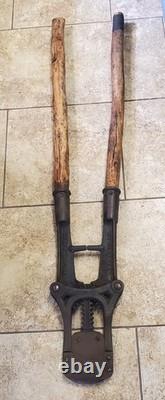 RARE 1892 ANTIQUE Large Bull Cattle Horn Clippers Dehorning Farm PA USA