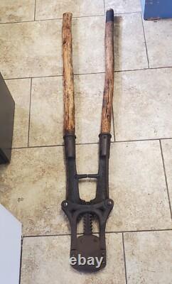 RARE 1892 ANTIQUE Large Bull Cattle Horn Clippers Dehorning Farm PA USA