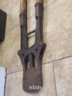 RARE 1892 ANTIQUE Large Bull Cattle Horn Clippers Dehorning Farm PA USA