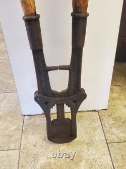 RARE 1892 ANTIQUE Large Bull Cattle Horn Clippers Dehorning Farm PA USA