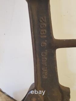 RARE 1892 ANTIQUE Large Bull Cattle Horn Clippers Dehorning Farm PA USA