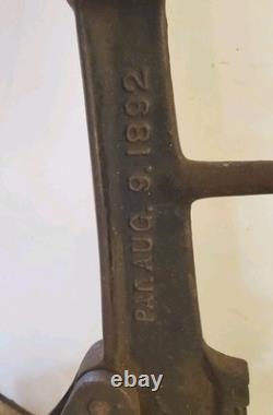 RARE 1892 ANTIQUE Large Bull Cattle Horn Clippers Dehorning Farm PA USA