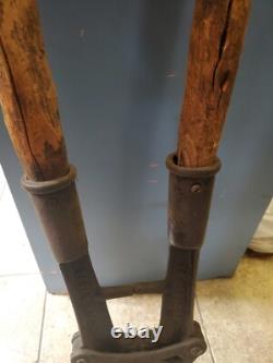 RARE 1892 ANTIQUE Large Bull Cattle Horn Clippers Dehorning Farm PA USA
