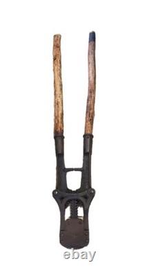 RARE 1892 ANTIQUE Large Bull Cattle Horn Clippers Dehorning Farm PA USA