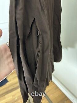 RAREVintage 50's California Ranchwear Western Shirt Sz 15 1/2 Brown Gabardine