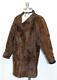 REAL COW FUR BROWN Leather German Women Western Ranch Rodeo Coat JACKET L