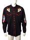 ROCKMOUNT RANCH WEAR-Embroidered Western Shirt, Size-Large