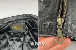 Rare 1990 Vintage Men's Cowboy Leather Jacket 90's Western Style Size L