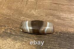 Rare Large Size Western Asiatic Banded Agate Stone Bead Stone