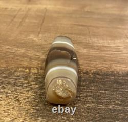 Rare Large Size Western Asiatic Banded Agate Stone Bead Stone