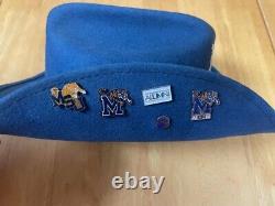 Rare Vintage Fedora Memphis State University Hat Lapel Pins Memphis Tigers