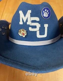 Rare Vintage Fedora Memphis State University Hat Lapel Pins Memphis Tigers