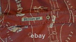 Rare Vintage Italian Sixty Jeans Western Shirt Large