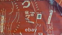 Rare Vintage Italian Sixty Jeans Western Shirt Large