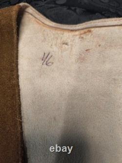 Rare Vintage Western Rooster Sued Vest