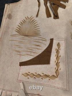 Rare Vintage Western Rooster Sued Vest
