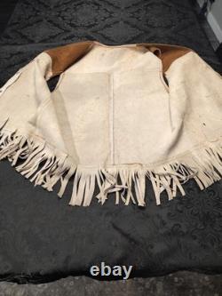 Rare Vintage Western Rooster Sued Vest