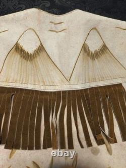 Rare Vintage Western Rooster Sued Vest