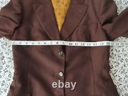 Rare unique vintage womens western nathan turk tailcoat jacket 30s 40s