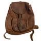 Robert Chew Vintage 1960's Leather Backpack Distressed Rucksack 17X15 Book Bag