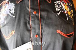 Rockmount Vintage Shirt Mens Embroidered LS Snap Shirt Tru West Ranchwear