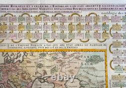 Roman Empire 1720 Chatelain Large Antique Map 18th Century Roman Empire 1720 Chatelain Large Antique Map 18th Century