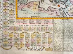 Roman Empire 1720 Chatelain Large Antique Map 18th Century