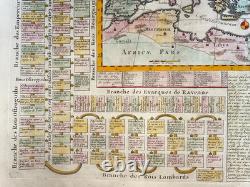 Roman Empire 1720 Chatelain Large Antique Map 18th Century