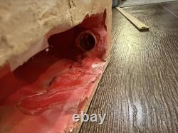 SOUTHWESTERN 1914 CHALKWARE COVERED WAGON Table Lamp Witho Wiring