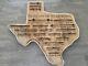 STATE OF TEXAS Large Antique Barbed Wire Display Authentic Barbwire