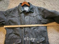 Schaefer Outfitter Men's L Jacket Gray Ranch Coat Made In Texas