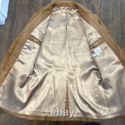 Scully Mens 40 VTG Leather Brown Soft Jacket Western 1970s Rockabilly Classic