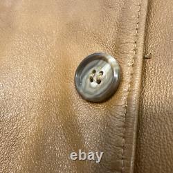 Scully Mens 40 VTG Leather Brown Soft Jacket Western 1970s Rockabilly Classic