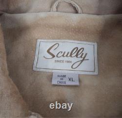 Scully Suede Fringe Jacket XL Western Leather Tan Cowboy Boho Ranch Coat